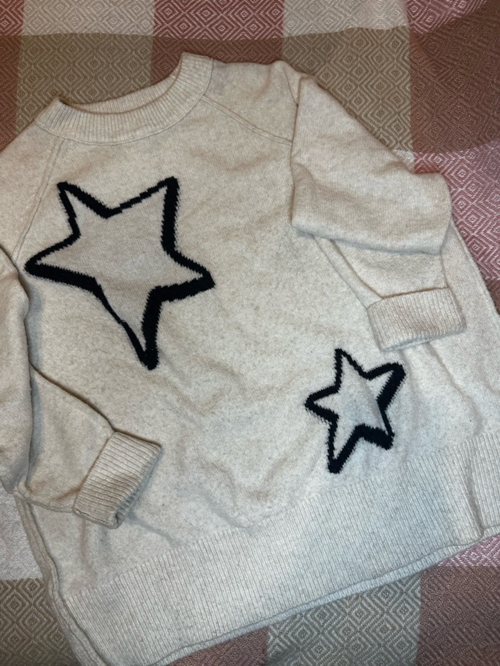 Aerie Cream Knit Sweater
